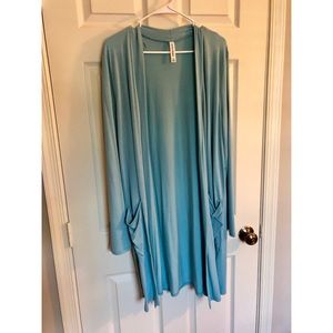 Blue Duster with pockets